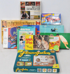 Lot 94 - Lot of Vintage Board Games incl Waddingtons Spy Ring, Family Fortunes,