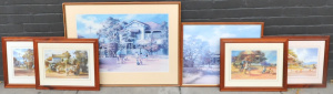 Lot 101 - Group Lot D'Arcy Doyle Framed Prints - Largest is Approx 77cm H