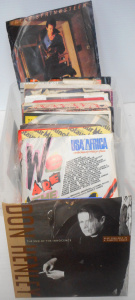 Lot 117 - Box 45rpm Vinyl singles, incl Bruce Springsteen, The Cars, Bob Seeger,
