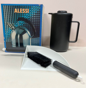 Lot 133 - Group designer ware - Boxed Alessi 9091Kettle, Bodum Bistro thermo Jug