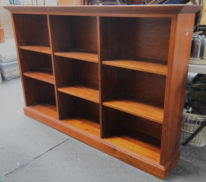 Lot 134 - Vintage Horizontal Bookcase Made by ITAF Furniture in Tasmania - Appro