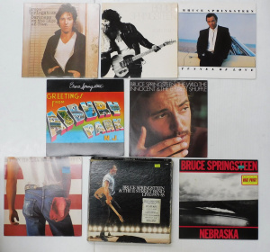 Lot 162 - Group Bruce Springsteen Vinyl LP Records, incl Born to Run, Nebraska,