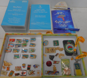 Lot 174 - Sydney 2000 Olympics Items, Badges (torch relay, team badges, media ba
