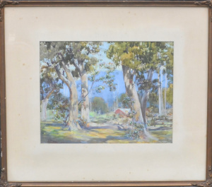 Lot 182 - Alfred L Sutton (Active c1930s) Large Gilt framed Watercolour & Go