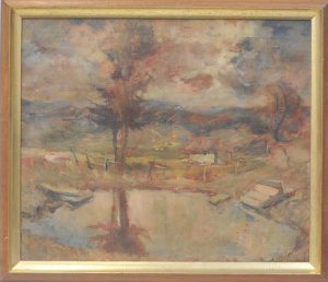 Lot 184 - Emil Lindenfeld (1905-1986) Framed Oil painting on Canvas - Landscape