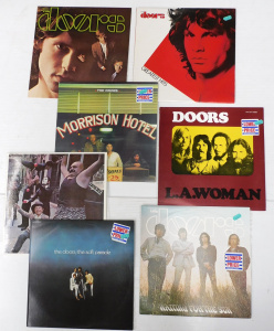 Lot 208 - Group of Doors Vinyl LP Records, incl LA Woman, Strange Days, Morrison