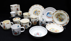 Lot 223 - Group lot of Vintage nursery china incl Royal Doulton & Wedgwood -