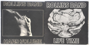 Lot 231 - 2 x Vintage Rollins Band Vinyl Lp Records - 'Hard Volume' Australian p