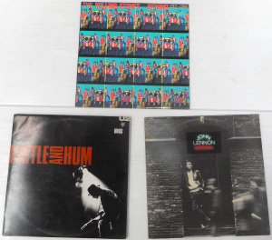 Lot 253 - Group Vinyl LP Records, incl The Rolling Stones, John Lennon, U2 (all