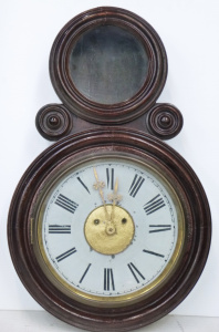 Lot 262 - Vintage Junghans Regulator Wall Clock - Circular design, w Key & P