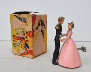 Lot 270 - Vintage Wind-Up Dancing Cinderella & Prince Charming made by AWell