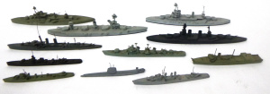 Lot 281 - Approx 11 x Vintage English Bassett-Lowke Waterline & other Model