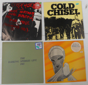 Lot 284 - Group Cold Chisel Vinyl LP Records & 12inclh singles - Cold Chisel