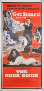 Lot 330 - Vintage Day Bill Movie Poster - Get Smart, The Nude Bomb