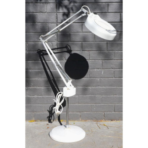 Lot 6 - Modern Artcraft Superlux Floor Standing Adjustable Magnifying Lamp - App