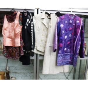 Lot 26 - 2 x Boxes vintage Ladies Clothing inc Group lot of Ladies mostly vintag