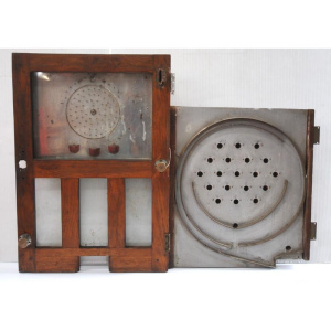 Lot 131 - 2 x Vintage Wall Mountable Penny Arcade Games - both af
