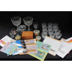 Lot 150 - Mixed Group inc 2 x German Berliner Kindl Weisse Beer glasses, Set of