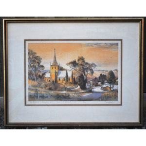 Lot 166 - Kenneth William David Jack (1924-2006) Framed Colour Lithograph 'Old B