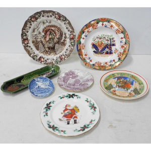 Lot 180 - Group lot vintage ceramics incl Aesthetic movement Imari style Bowl (a