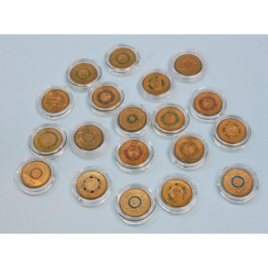 Lot 274 - Group lot of Australian Two Dollar coloured coins