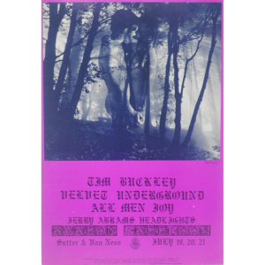 Lot 290 - Vintage Original unframed 1968 Avalon Ballroom Concert poster for Tim