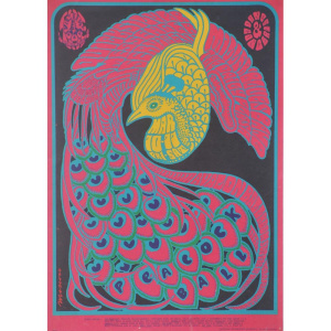 Lot 298 - Vintage Original unframed 1967 Avalon Ballroom Concert Poster for Quic