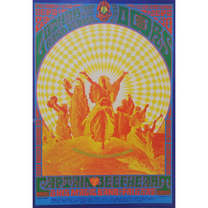 Lot 300 - Vintage original unframed c1967 Family Dog Denver Concert Poster for T