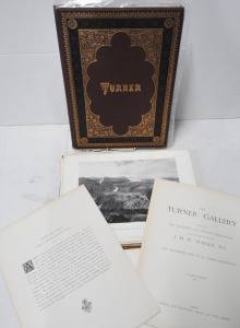 Lot 113 - Group lot - c1900 Volumes - The Turner Gallery - Engraved plates by JM