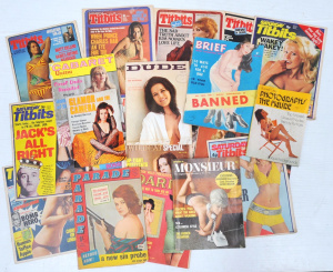 Lot 129 - Group lot - Vintage Pinup, Risque & Glamour Photography Magazines