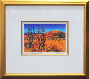 Lot 141 - Peter Coad (1947 - ) Gilt framed Oil painting on Paper - Study for 'Le