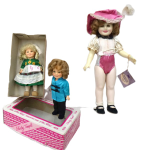 Lot 170 - 3 x 1980s Ideal Shirley Temple Dolls inc, approx 41cm Glad to Riches,