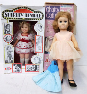 Lot 201 - 2 x Vintage boxed dolls inc, 1972 Ideal Shirley Temple & a 1960s M