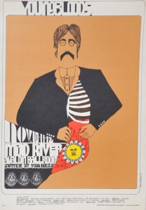 Lot 308 - Vintage Original unframed 1967 Avalon Ballroom Concert poster for Youn