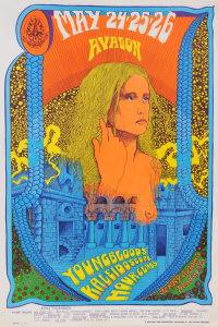 Lot 311 - Vintage Original unframed 1968 Avalon Ballroom Concert poster for Youn