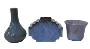 Lot 349 - 3 x pieces vintage c192030s Art Pottery - small German Richard Mutz Gi