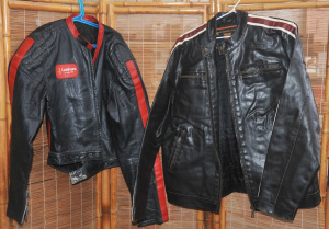 Lot 14 - 2 x Vintage & Modern Leather Jackets incl Walden Miller Branded Wai