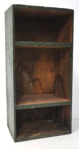 Lot 31 - Vintage 1930s Depression Small Sized Handmade Shelf - made of packing c