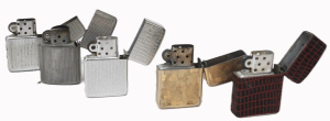 Lot 48 - 5 x Vintage Storm King Fuel Cigarette Lighters
