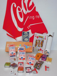Lot 86 - Mixed Box lot - mostly Boxed playing cards inc Marvel Icons, Patricia P