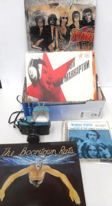 Lot 91 - Mixed Box lot, incl Vinyl LP & Single Records (Paul McCartney, Nanc