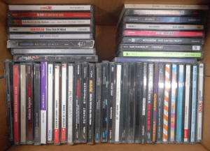 Lot 92 - Box lot of CDs, incl Dylan, Marley, Lorde, James Brown, INXS, Michael J