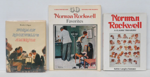Lot 106 - 3 x Norman Rockwell reference books inc HC - A Classic Treasury by Rob