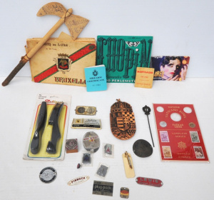 Lot 153 - Lot of Vintage Items incl Canadian First Nations Arts & Craft Hatc