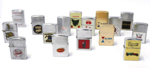 Lot 155 - Lot of Vintage Zippo Style Cigarette Lighters incl Hoover, Alcoa, Nigh