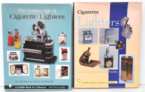 Lot 158 - 2 x Schiffer Cigarette Lighter Reference Books incl Cigarette Lighters
