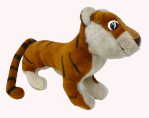 Lot 159 - Vintage Merrythought Toy Tiger, approx 40cm L