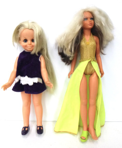 Lot 192 - 2 x Vintage Ideal Dolls inc, Tiffany Taylor with rotating changing hai
