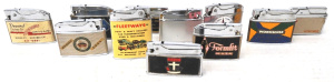 Lot 196 - Lot of Vintage Australian Advertising Cigarette Lighters incl St Kilda