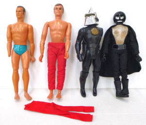 Lot 224 - 4 x 1970s Action Dolls inc, Kenner Six Million Dollar Man & Oscar